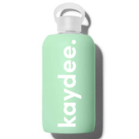 Kappa Delta Glass Silicone Sleeve Water Bottle
