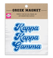 Kappa Kappa Gamma Retro Magnet - 2 per pack