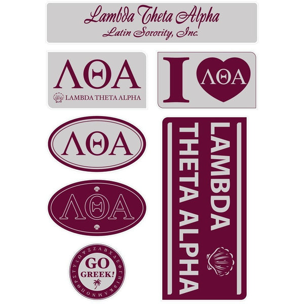 Lambda Theta Alpha Lifestyle Sticker Sheet