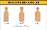 Mini Thin Paddles 3" Tall