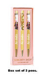 Delta Zeta Confetti Pen Set