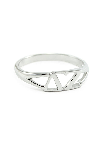 Delta Zeta Sterling Silver Ring