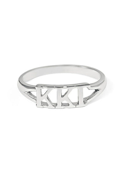 Kappa Kappa Gamma Sterling Silver Ring