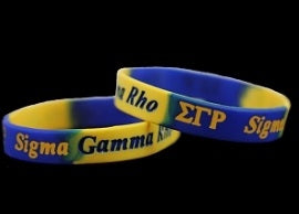 Sigma Gamma Rho Silicone Bracelet