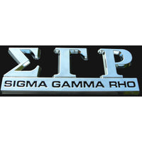 Sigma Gamma Rho Greek Car Emblem