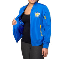 Sigma Gamma Rho Satin Bomber Jacket