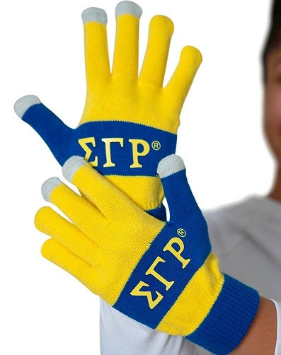 rho handschuhe Sigma Gamma Rho Knit Texting Gloves – Greek Divine and More