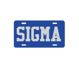 Phi Beta Sigma License Plate