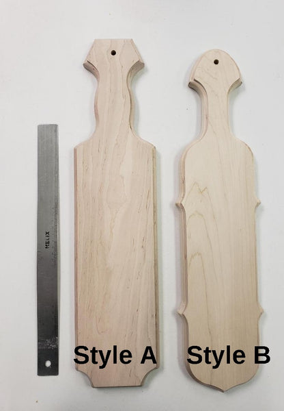Unstained Oak Paddle