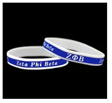 Zeta Phi Beta Silicone Bracelet