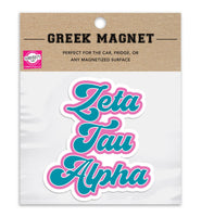 Zeta Tau Alpha Retro Magnet - 2 per pack